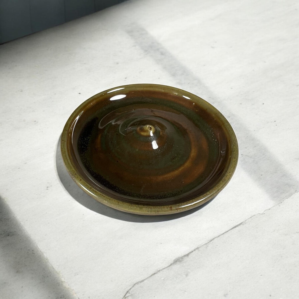 Handmade Ceramic Incense Holder - Lots of Color Options  - Dishwasher safe