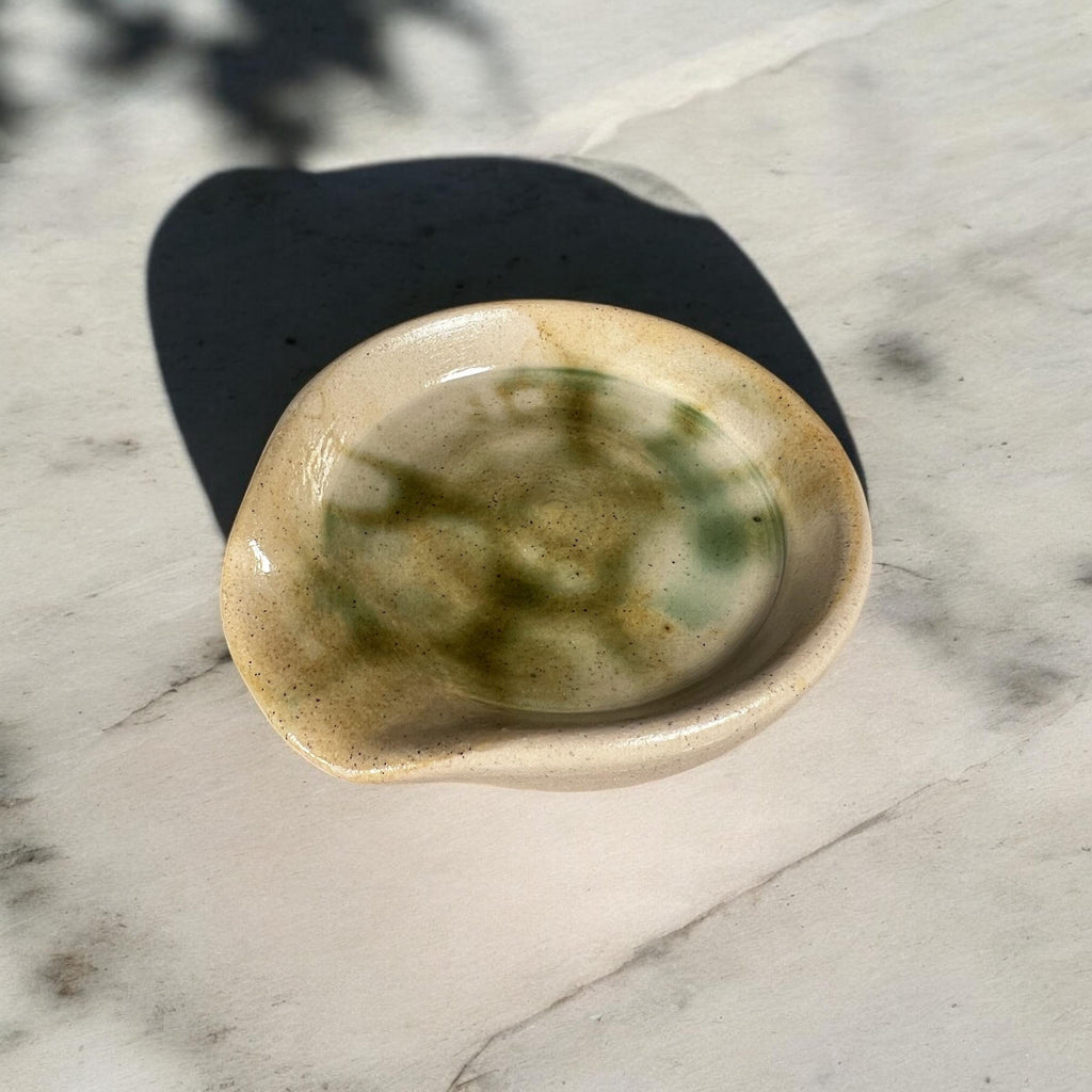 Handmade Ceramic Spoon Rest - Lots of Color Options  - Great for spoons, spatulas, and other cooking tools - Dishwasher safe