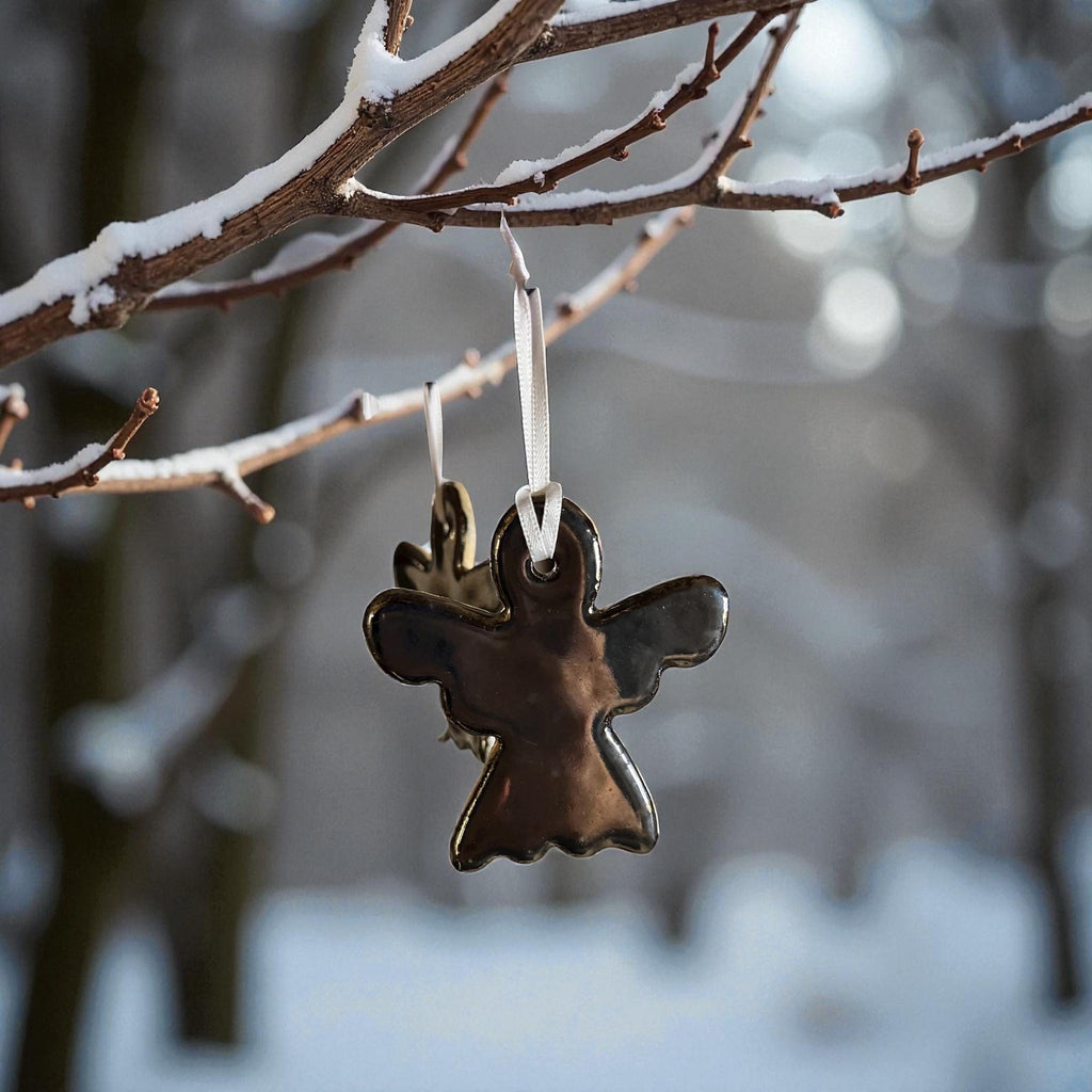 Handmade Ceramic Christmas Ornament - Lots of Shape and Color Options!