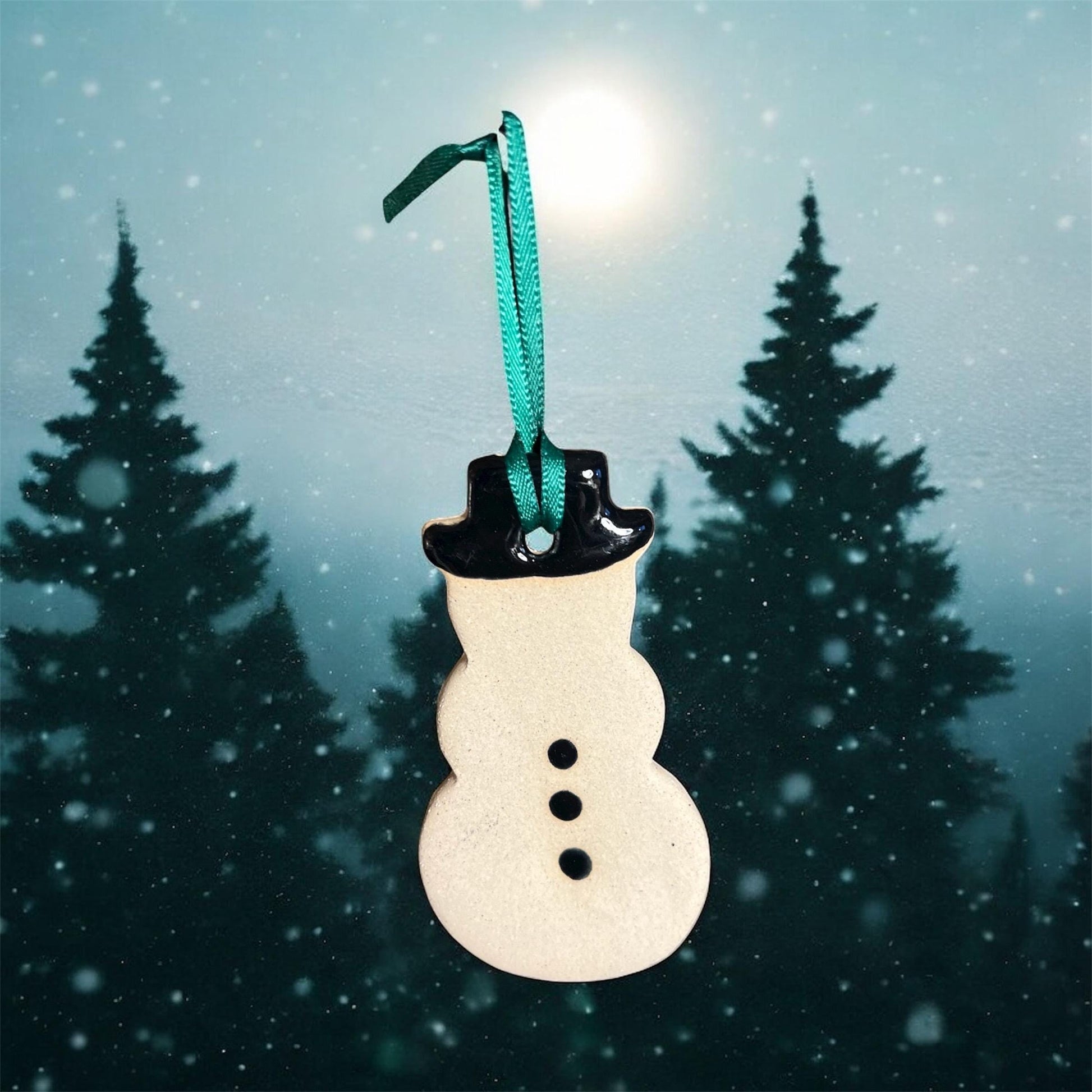 Handmade Ceramic Christmas Ornament - Lots of Shape and Color Options!