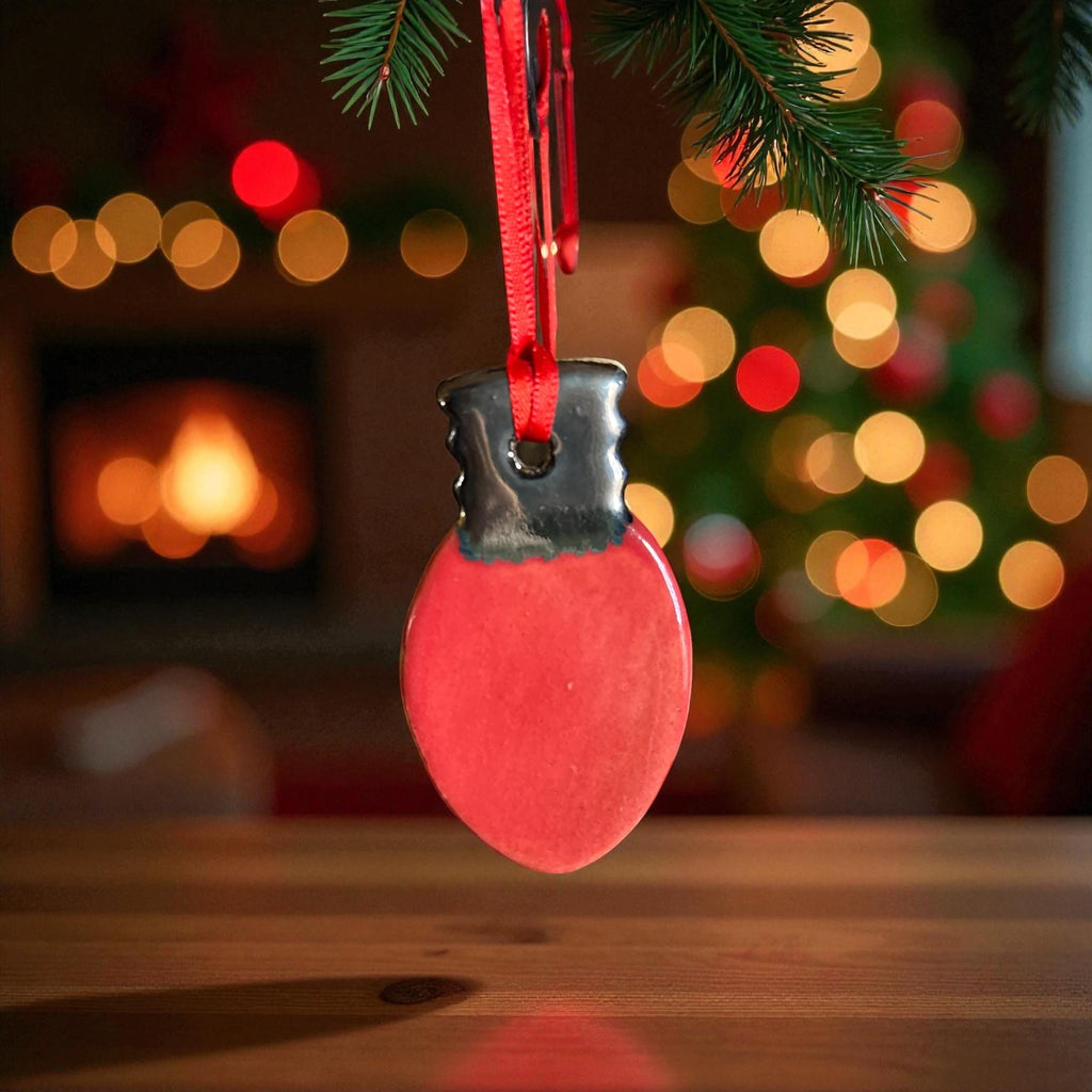 Handmade Ceramic Christmas Ornament - Lots of Shape and Color Options!