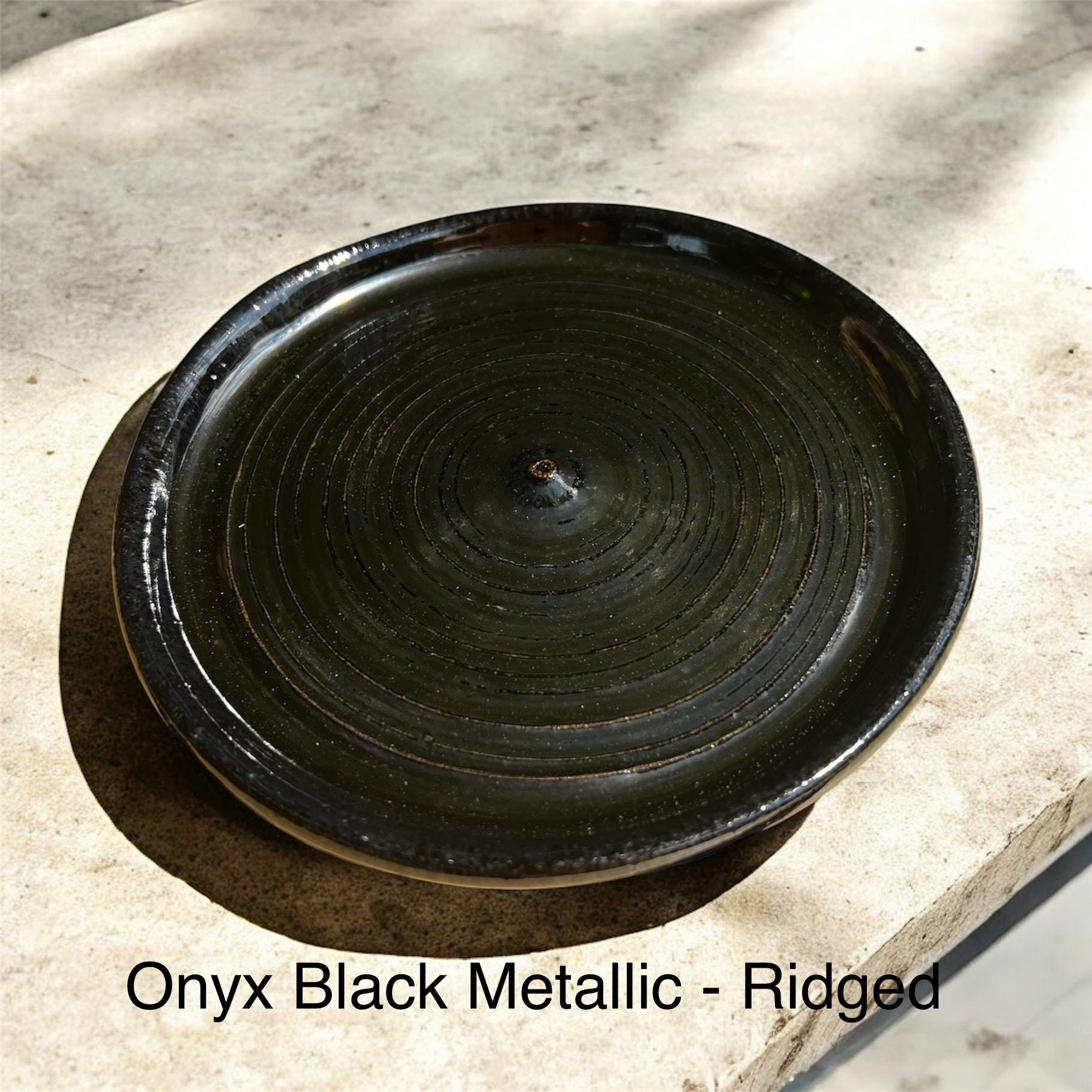 Large Handmade Ceramic Incense Holder - Texture options and Lots of Color Options - Dishwasher safe