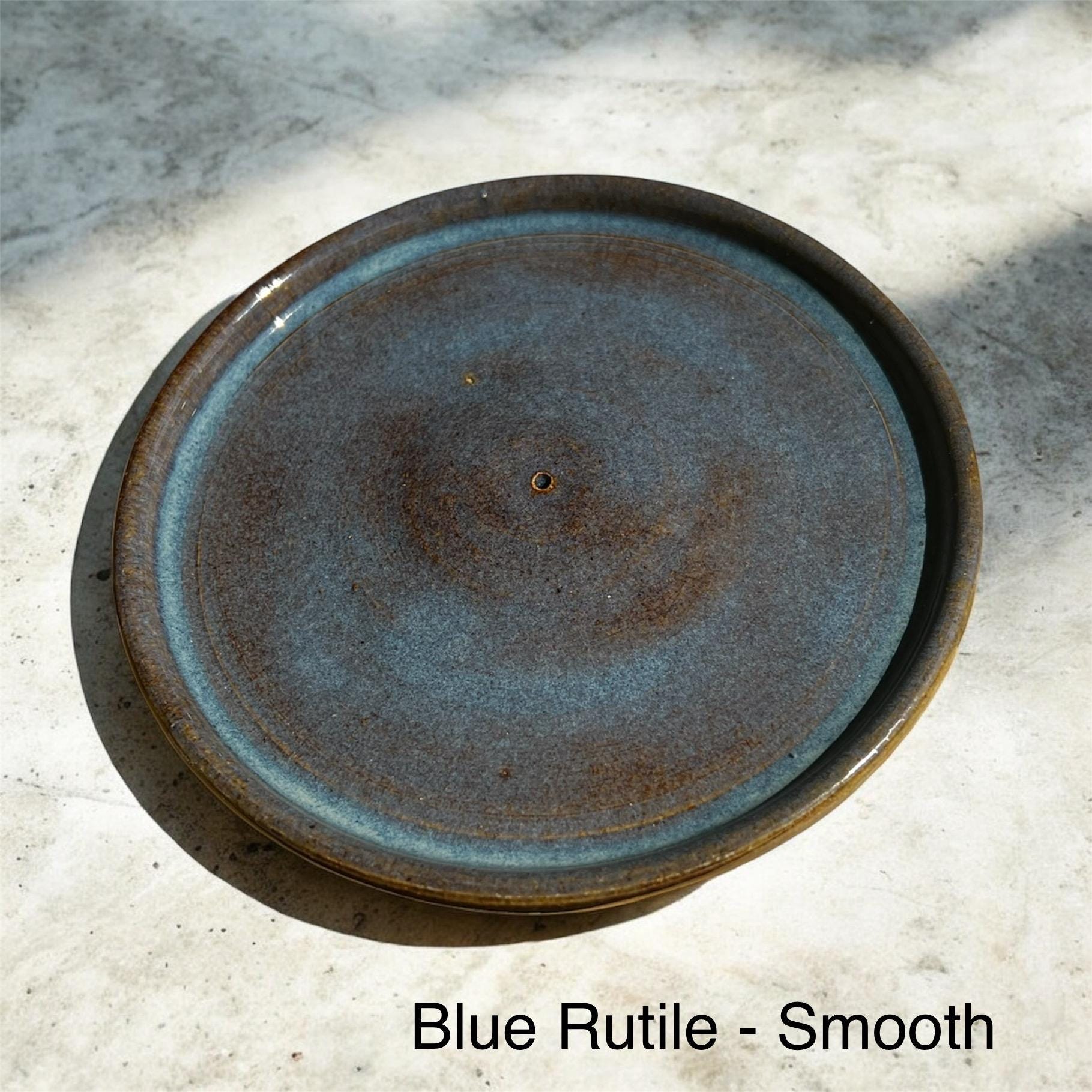 Large Handmade Ceramic Incense Holder - Texture options and Lots of Color Options - Dishwasher safe