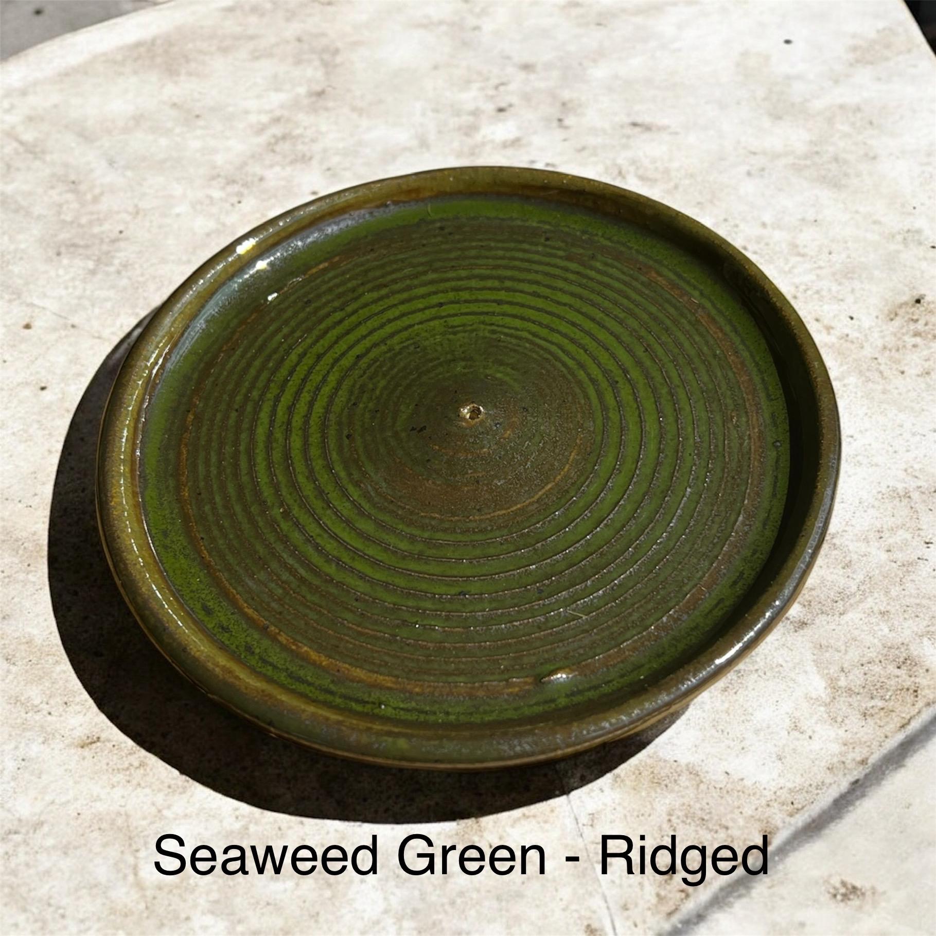 Large Handmade Ceramic Incense Holder - Texture options and Lots of Color Options - Dishwasher safe