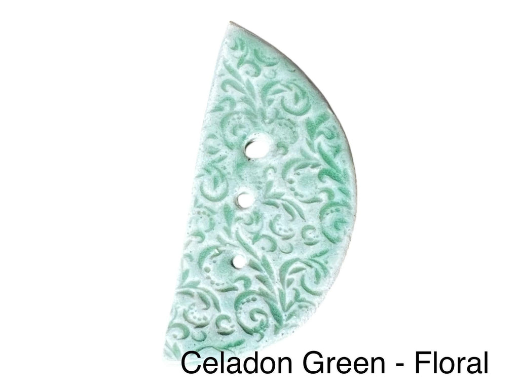 Handmade Ceramic Herb Stripper: Rustic Kitchen Tool