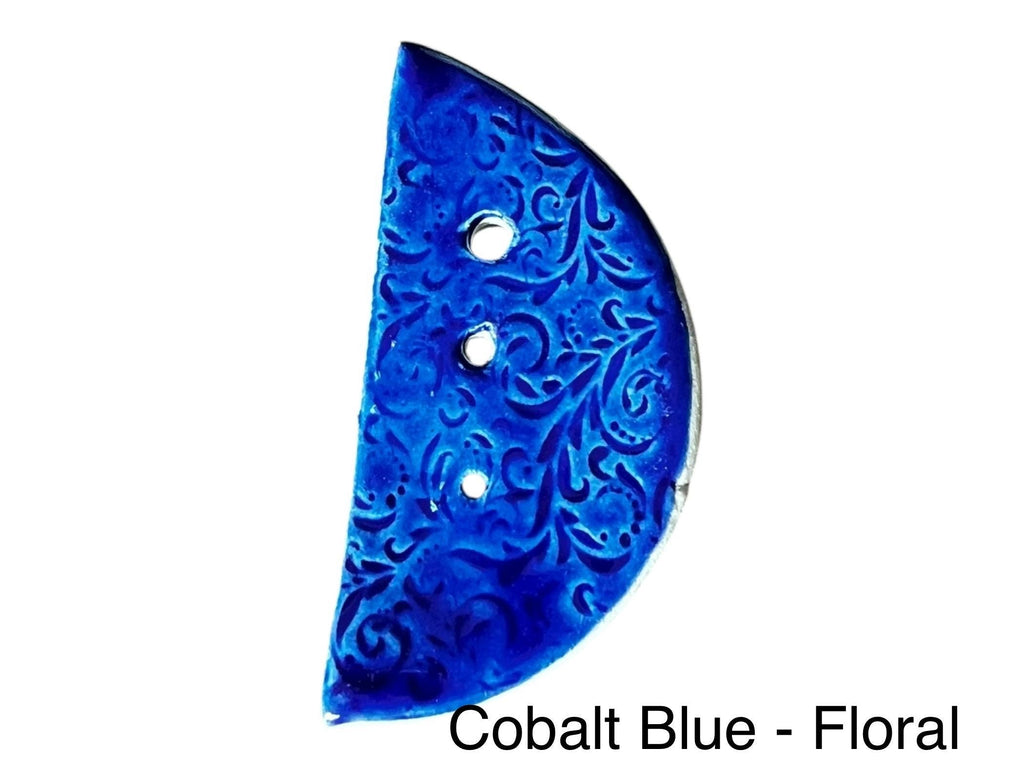 Handmade Ceramic Herb Stripper: Rustic Kitchen Tool