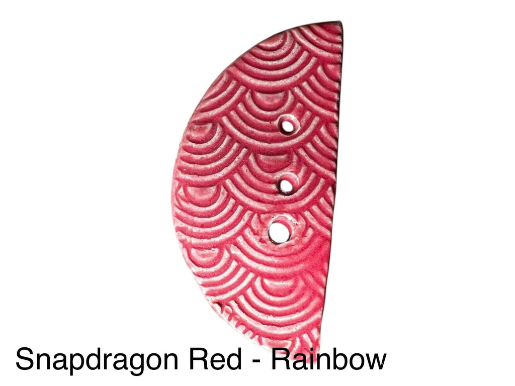 Handmade Ceramic Herb Stripper: Rustic Kitchen Tool