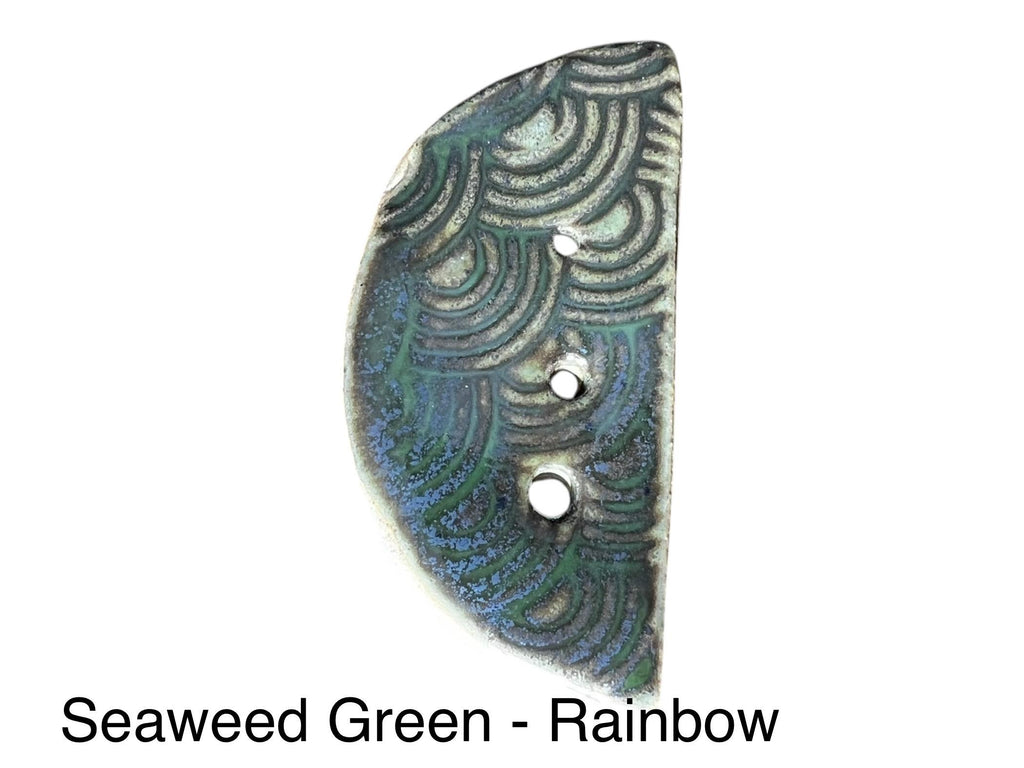 Handmade Ceramic Herb Stripper: Rustic Kitchen Tool