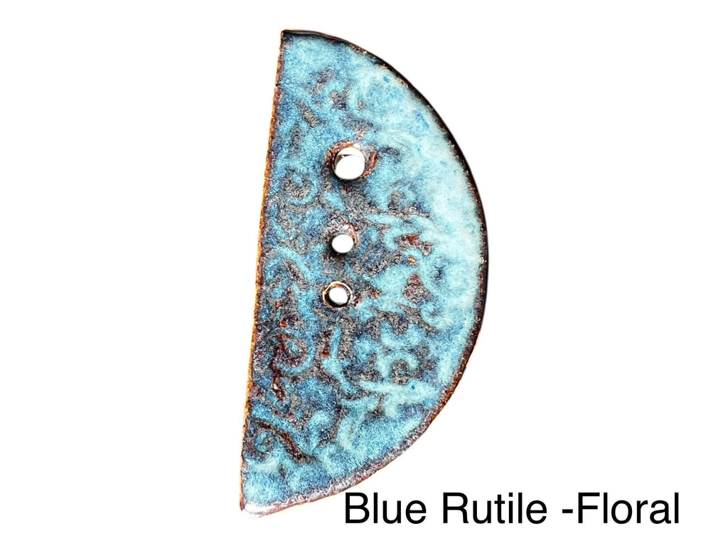 Handmade Ceramic Herb Stripper: Rustic Kitchen Tool