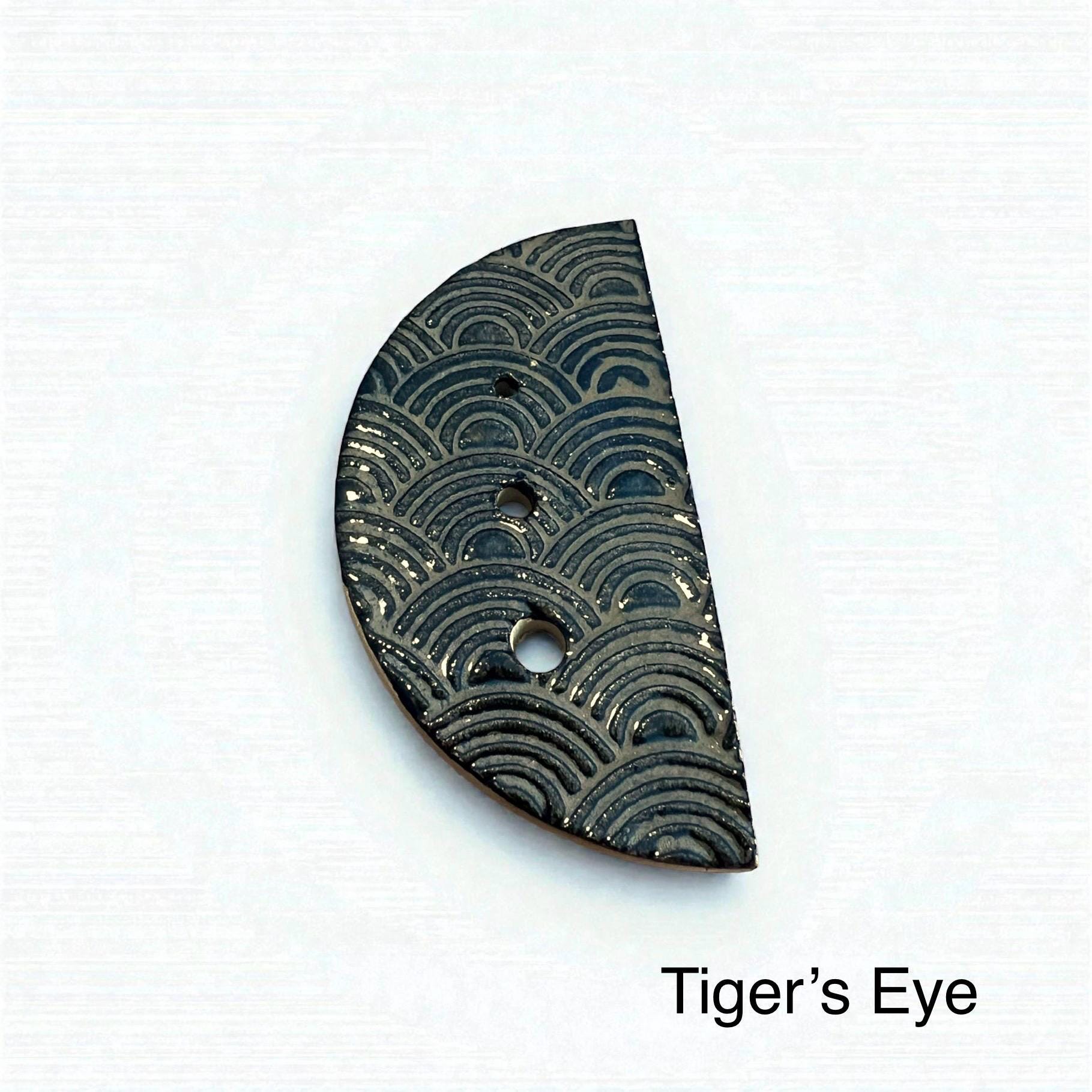 Handmade Ceramic Herb Stripper: Rustic Kitchen Tool