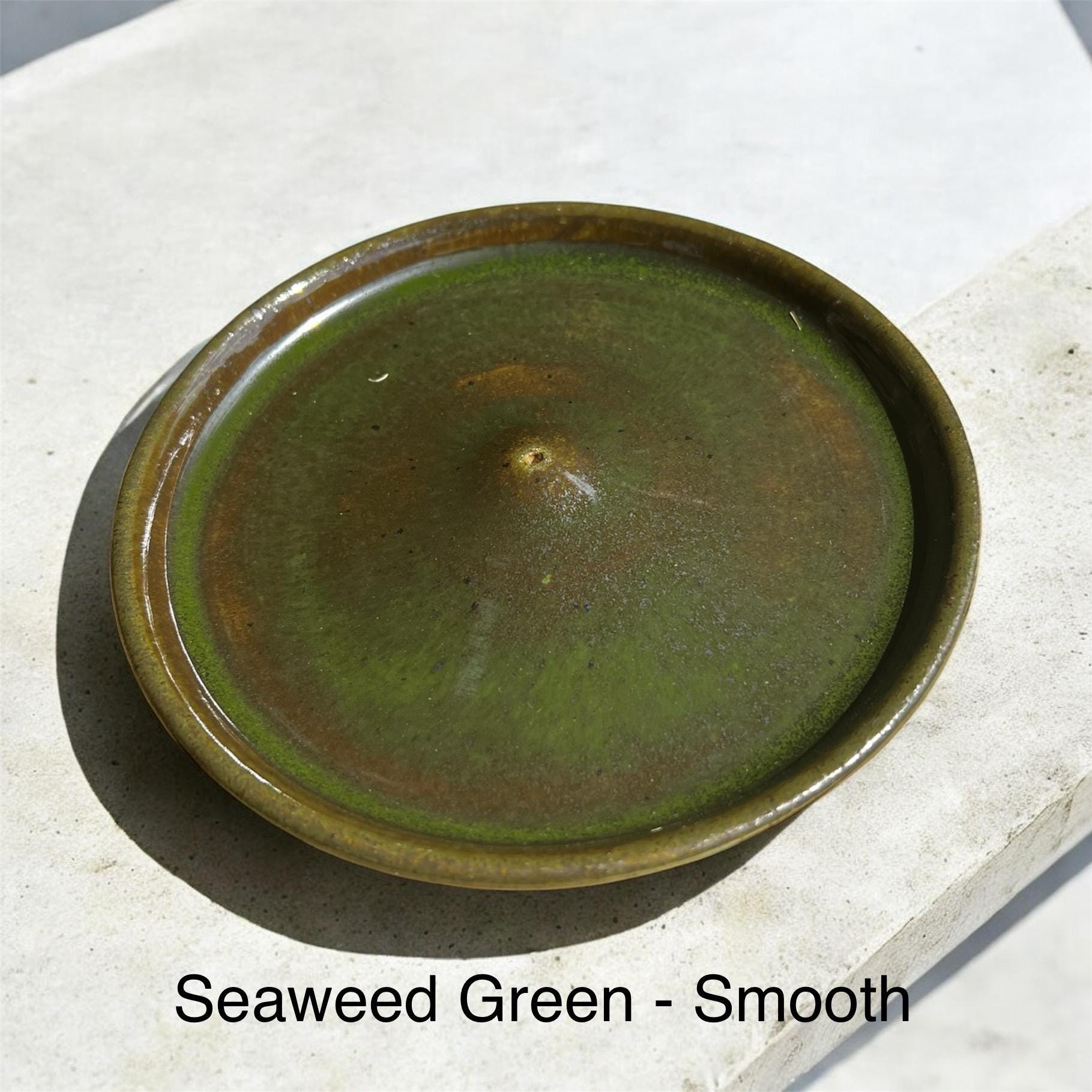 Large Handmade Ceramic Incense Holder - Texture options and Lots of Color Options - Dishwasher safe