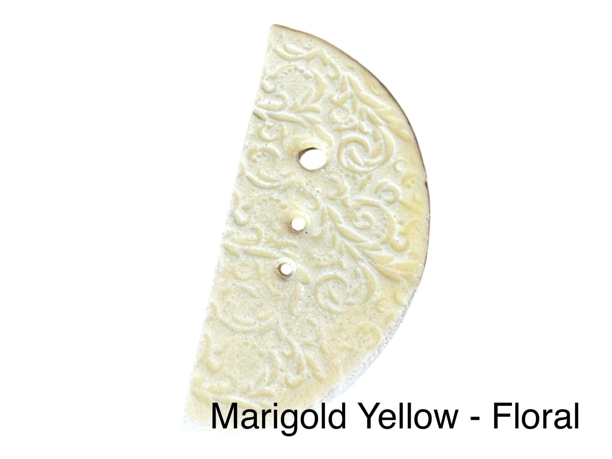 Handmade Ceramic Herb Stripper: Rustic Kitchen Tool