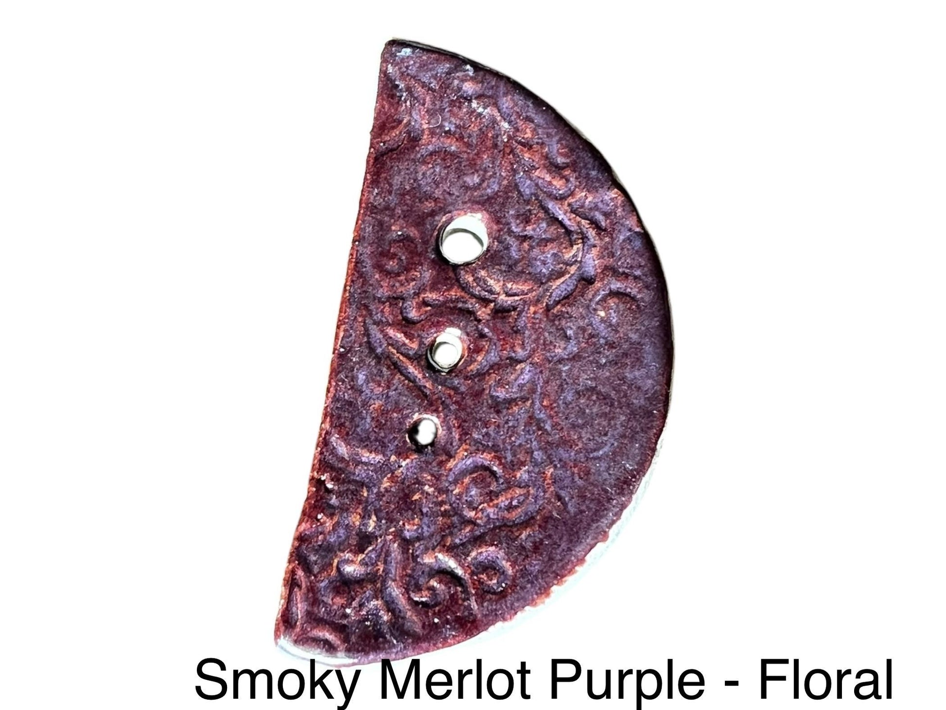 Handmade Ceramic Herb Stripper: Rustic Kitchen Tool