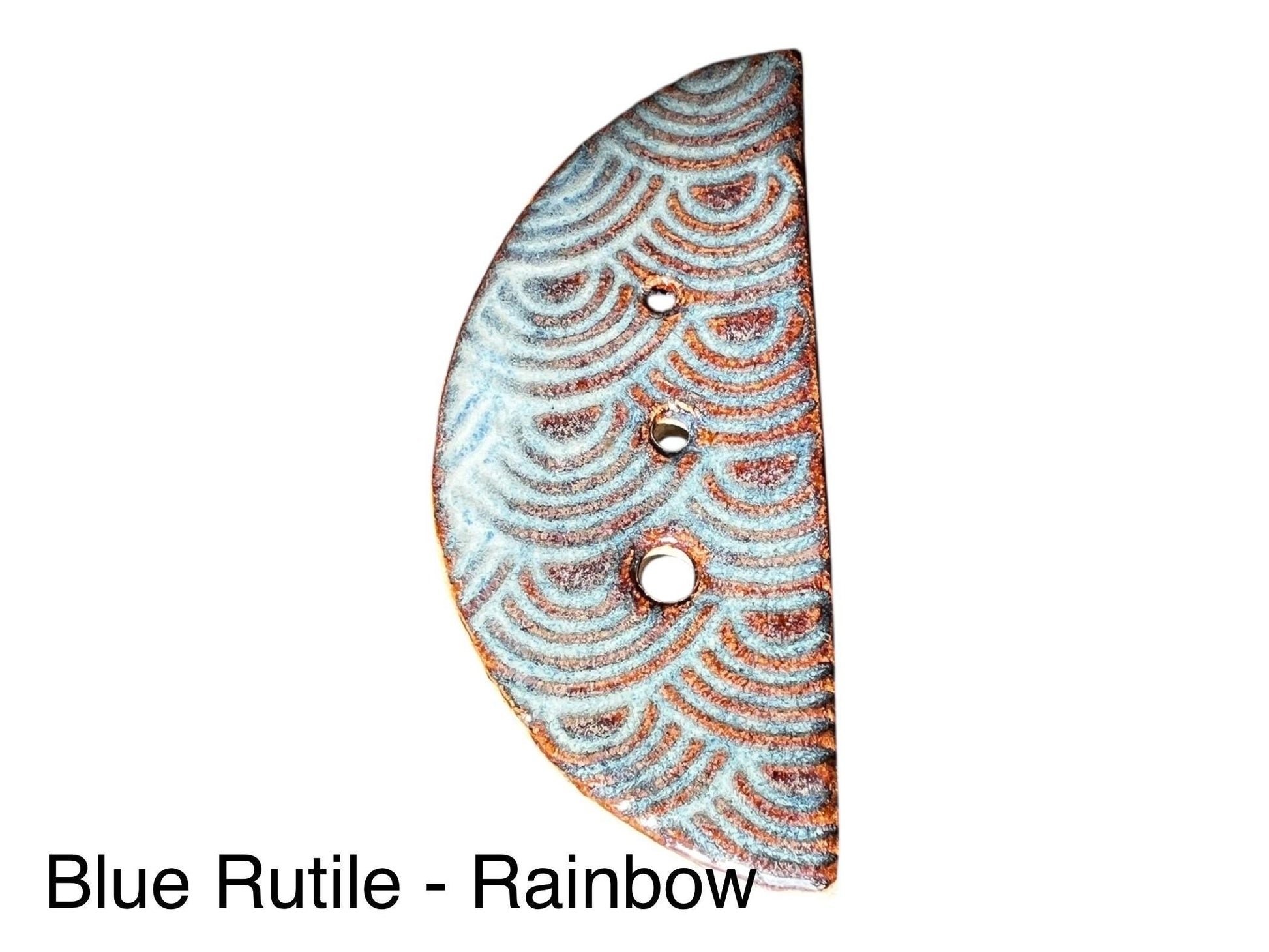 Handmade Ceramic Herb Stripper: Rustic Kitchen Tool