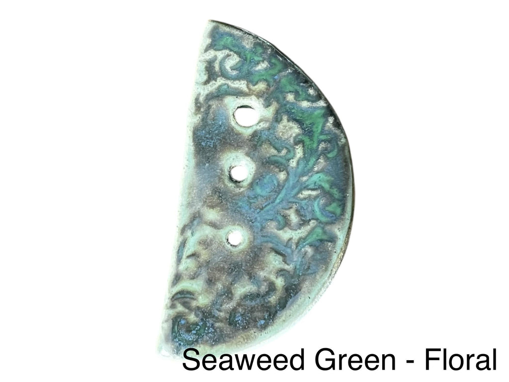 Handmade Ceramic Herb Stripper: Rustic Kitchen Tool