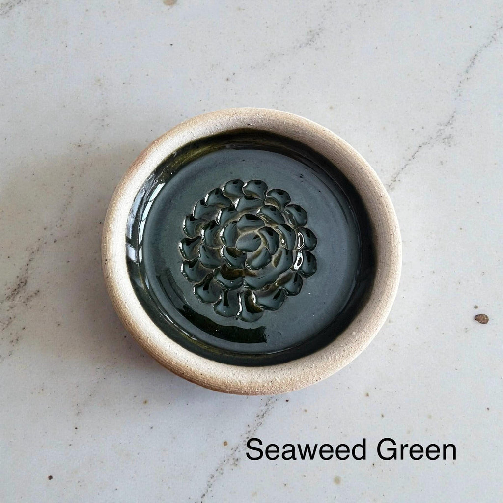 Handmade Ceramic Garlic Grater - Lots of Color Options - Multiple Sizes - Great for ginger, turmeric, Parmesan, etc. - Dishwasher safe