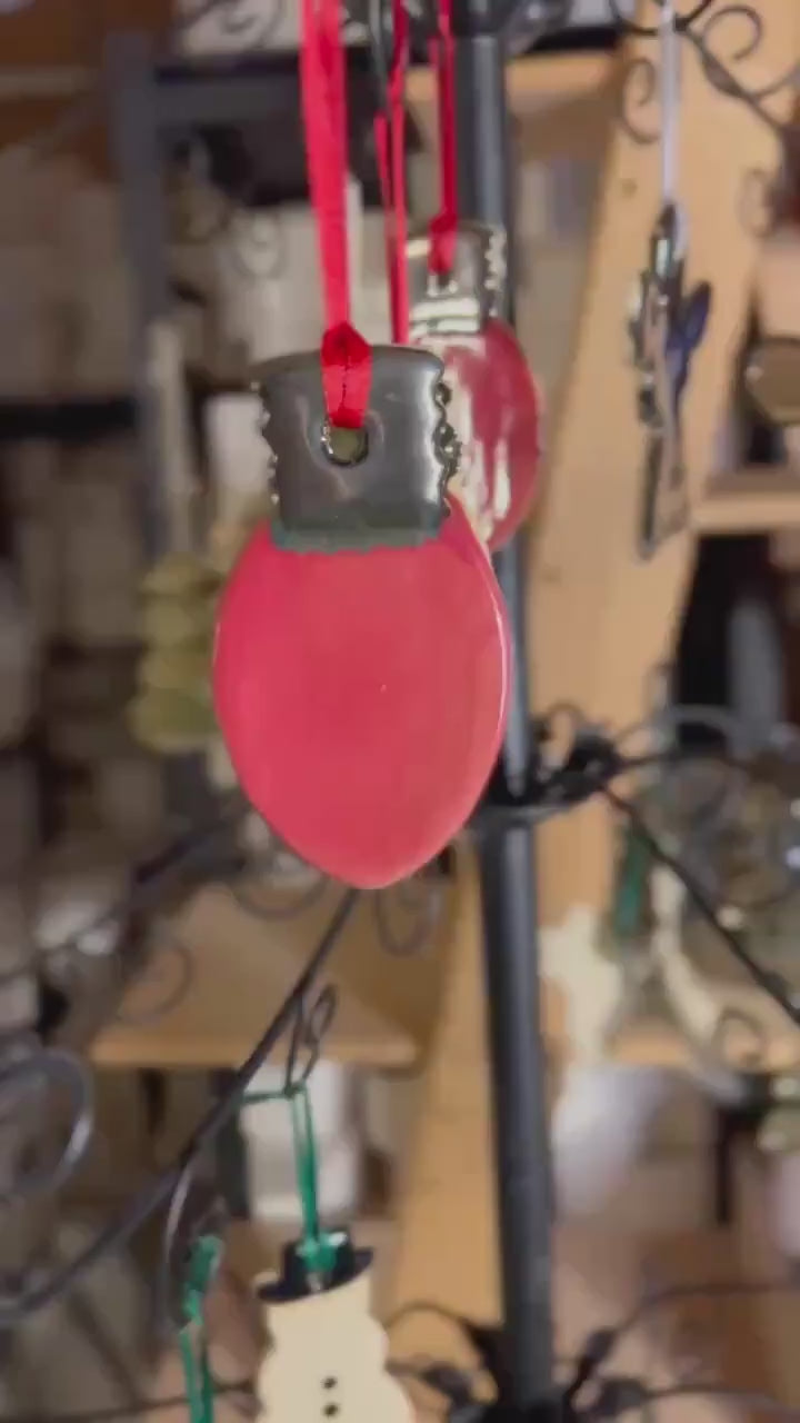 Handmade Ceramic Christmas Ornament - Lots of Shape and Color Options!
